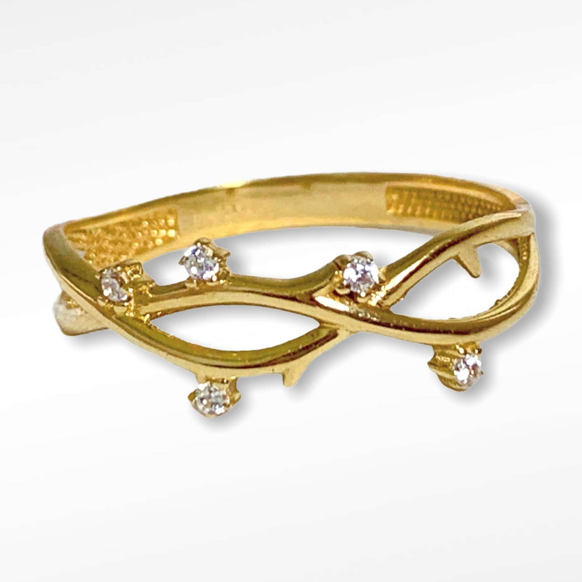 14K Gold Ring, Geschenk Für Mama, Geschenk Sie, Echtes Ring, Freundschaft Geschenk, Frauen Schmuck, Gold, Gelb von PomegranateJewelryUS