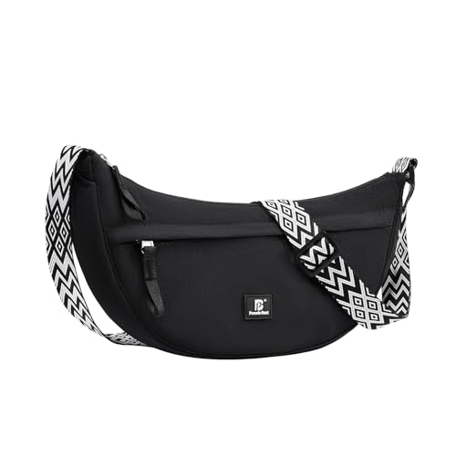 Pomelo Best Halbmond Handtasche Damen & Herren Wasserabweisende Crossbody Moon Bag – Leichte Umhängetasche klein mit breitem Schultergurt von Pomelo Best