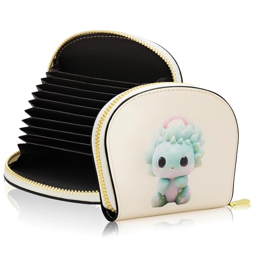 Pomelo Best Kartenetui Damen – Mini Kreditkartenetui mit RFID-Schutz – mit Reißverschluss & süßem Motiv von Pomelo Best