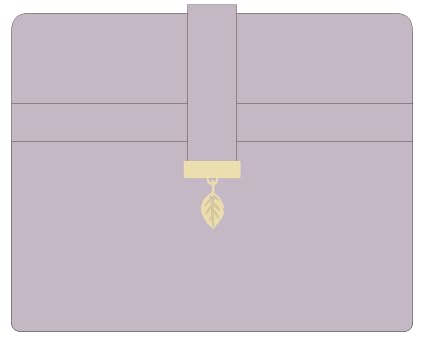 Pomelo Best kleines Portemonnaie Damen – kleine RFID Geldbörse mit Münzfach und Druckknopf – Mini Geldbeutel im Kurzformat Frauen (Lila) von Pomelo Best