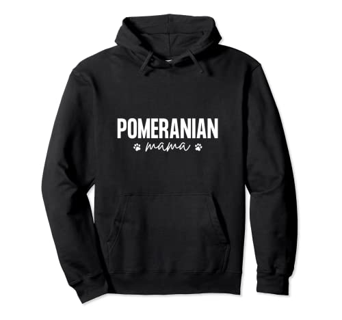 Pomeranian Mama – niedliches Hundemama mit Hundepfoten Pullover Hoodie Pomeranian Mama – niedliches Hundemama mit Hundepfoten Pullover Hoodie von Pomeranian Mama