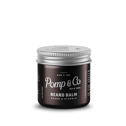 Pomp & Co Beard Balm, nicht fettender Bartbalsam für Männer macht Ihren Bart weich und befeuchtet ihn, nicht glänzendes mattes Finish 60ml von Pomp & Co. Grooming Goods