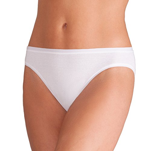 4x ESGE Pompadour Bikinislip Slip Höschen Bio-Baumwolle Sparpack (40, Weiss) von Pompadour