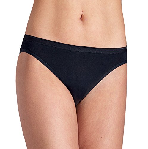 4x ESGE Pompadour Bikinislip Slip Höschen Bio-Baumwolle Sparpack (44, Schwarz) von Pompadour