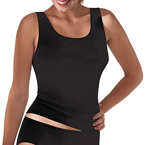 772 Pompadour "Passion" Achselhemd Makobaumwolle Gr 38-50 im 3er Pack (44, 1 schwarz) von Pompadour
