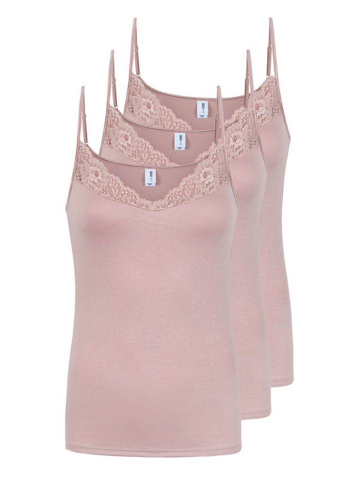 Pompadour Achseltop 3er Pack Damen Spaghettitop Temptation (Packung, 3-St) von Pompadour