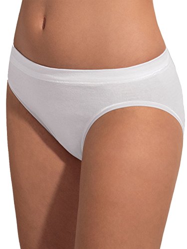 Pompadour Damen Bikinislip 3er Pack, 7760-054, 44, Weiss von Pompadour