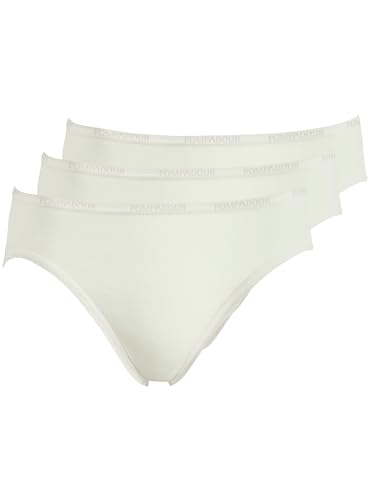 Pompadour Damen Bikinislip Intime 3er Pack Größe 44, Farbe champagner von Pompadour