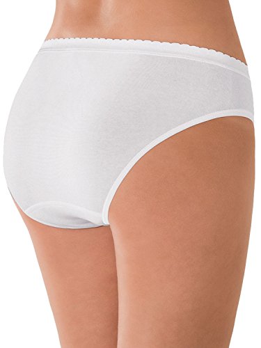 Pompadour Damen Jazzpant Pur 3er Pack Größe 40, Farbe weiß von Pompadour