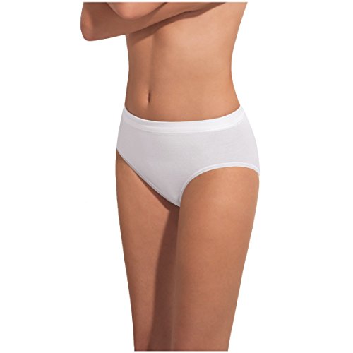 Pompadour Damen Midislip Poesie 3er Pack Größe 46, Farbe schwarz von Pompadour