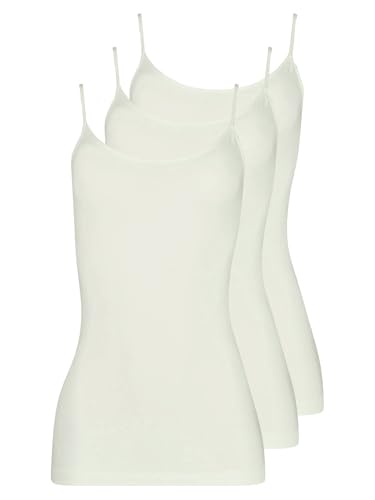 Pompadour Damen Spaghettitop Intime 3er Pack Größe 42, Farbe champagner von Pompadour