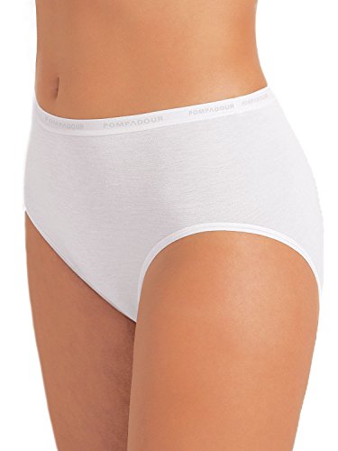 Pompadour Damen Taillenslip 3er Pack, 7730-015, 48, Weiss von Pompadour