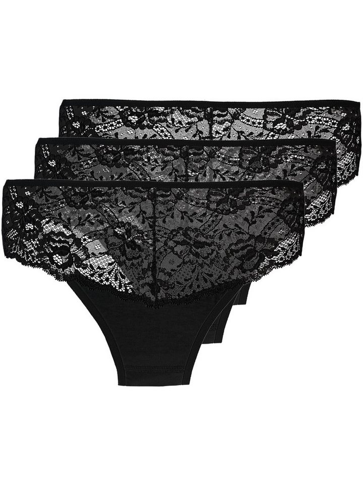 Pompadour Hüftslip 3er Pack Damen Midislip Temptation (Packung, 3-St) von Pompadour