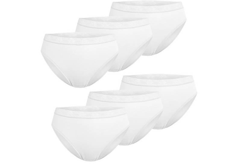 Pompadour Hüftslip Hüft-Slip (Set, 6-St., 6er Pack) Spitzenbündchen von Pompadour