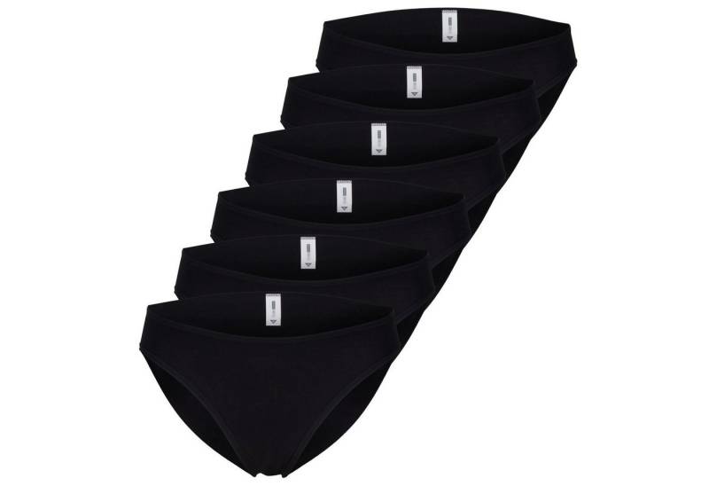 Pompadour Slip (6-St) Basic-Slip ohne Seitennähte und flachen Beinabschlüssen im 6er Pack von Pompadour