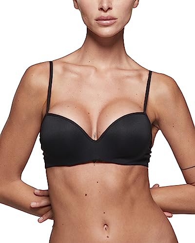 POMPEA Damen RGS Alya Feel Push-Up-BH, Schwarz, XS von Pompea