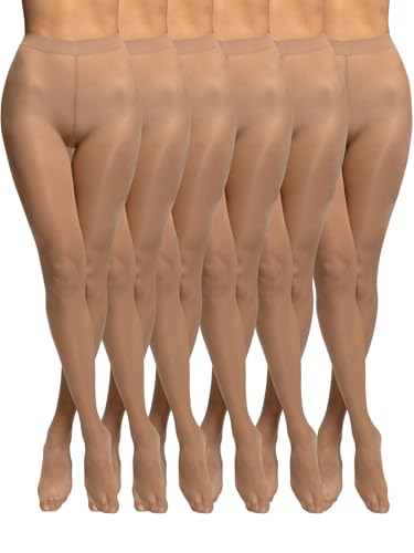 POMPEA Damen Vani 15 Strumpfhose, Caramel Creme, L von Pompea