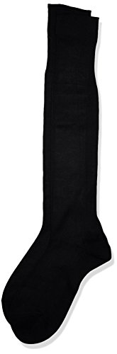 POMPEA Herren Scozia Kniestrümpfe, Nero (Nero 0071), 44-45 Tall (6er Pack) von Pompea