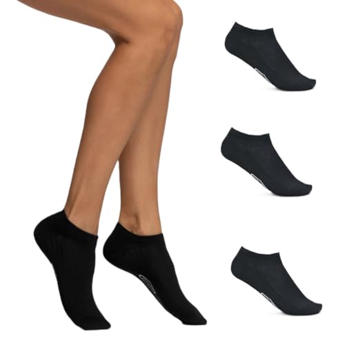 POMPEA Packung mit 6 Paar Socken für Herren, Blau, Schwarz, Weiß, Baumwolle, 6 Paar Schwarz, 43-46 POMPEA Packung mit 6 Paar Socken für Herren, Blau, Schwarz, Weiß, Baumwolle, 6 Paar Schwarz, 43-46 von Pompea
