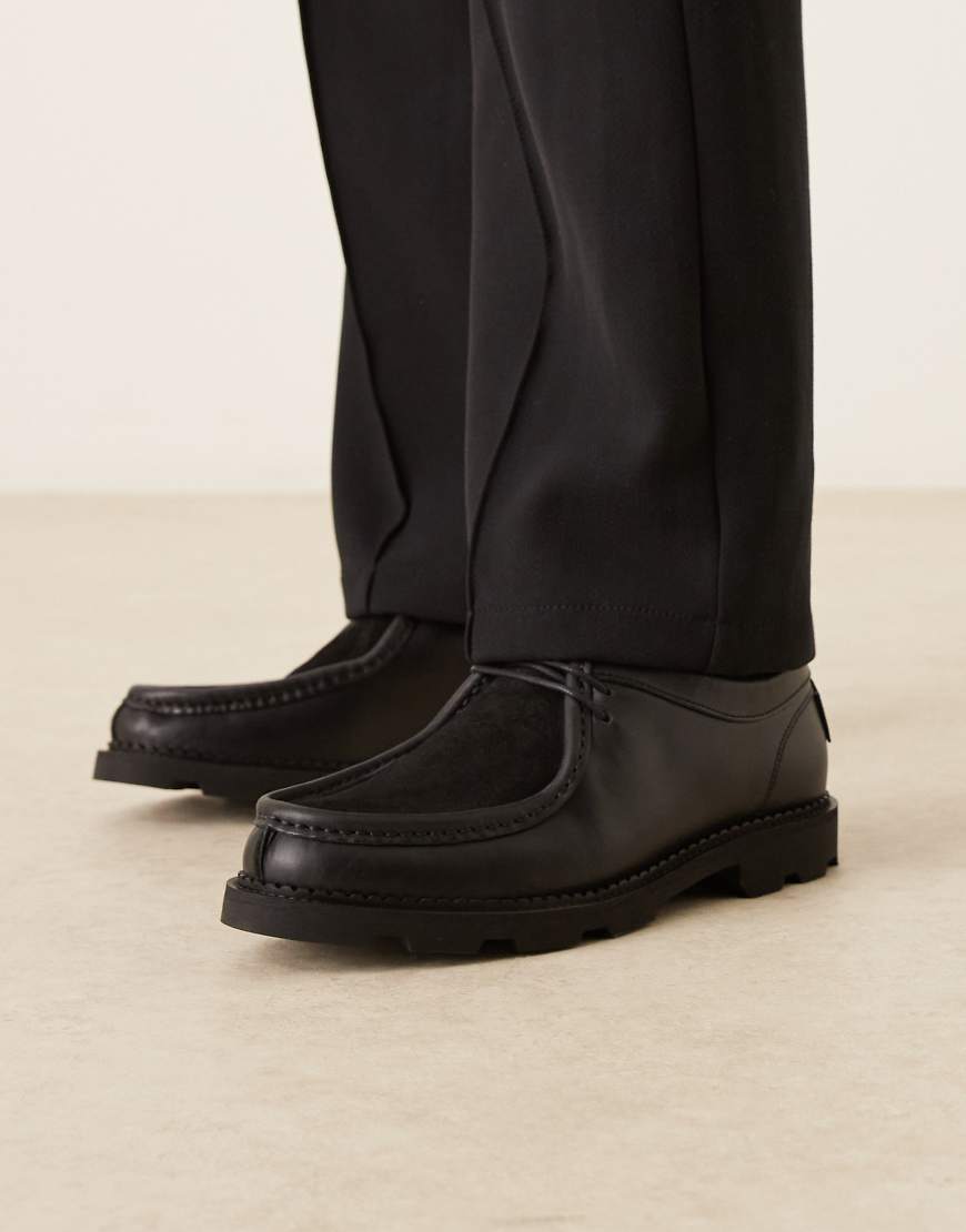 Pompeii - Latymer - Loafer zum Schnüren aus Leder in Schwarz von Pompeii UK