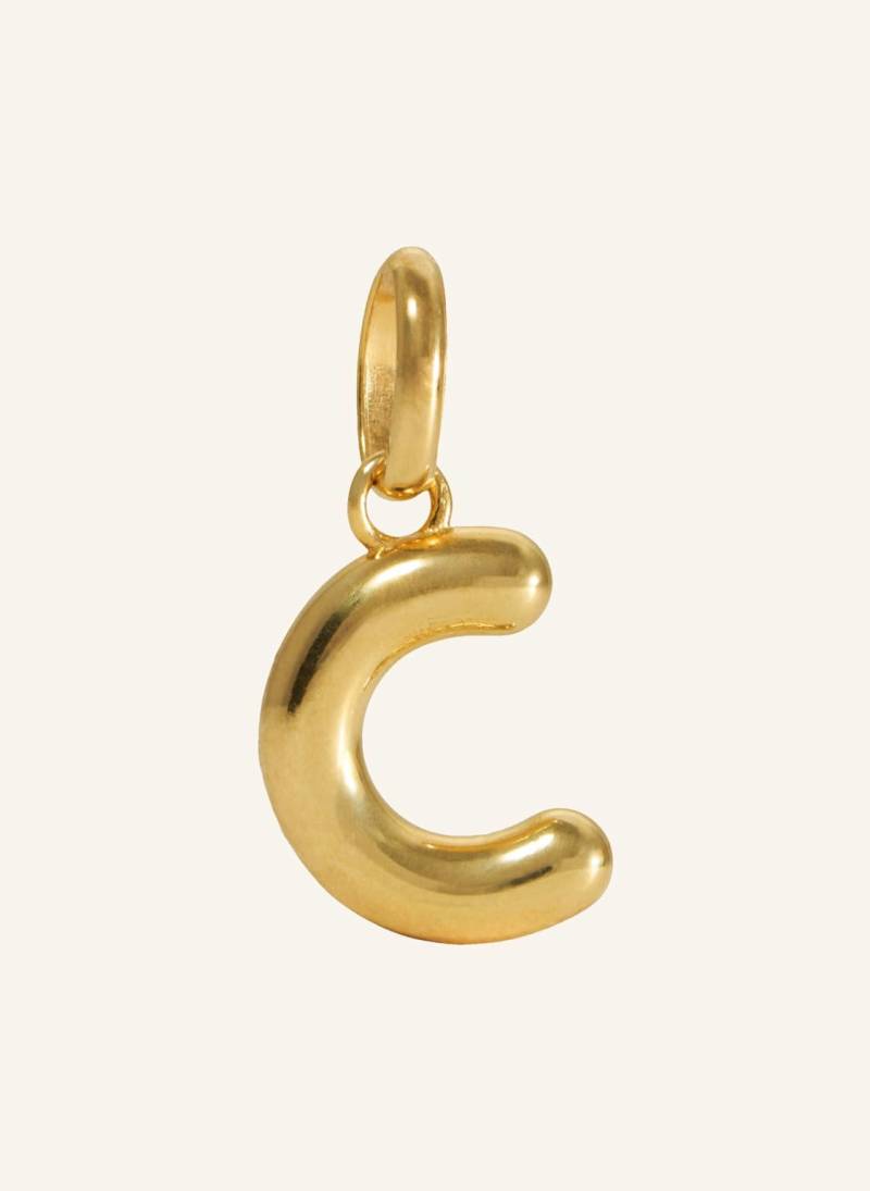 Pompidou Anhänger Puffy Letter C By Glambou gold von Pompidou