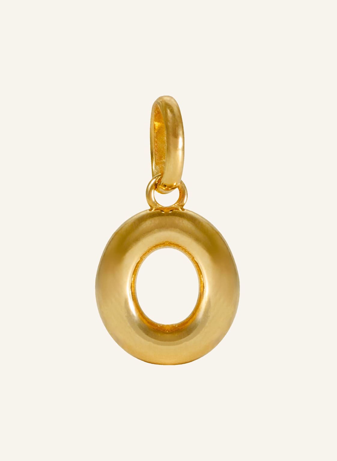 Pompidou Anhänger Puffy Letter O By Glambou gold von Pompidou