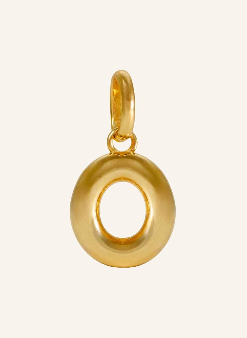 Pompidou Anhänger Puffy Letter O By Glambou gold von Pompidou