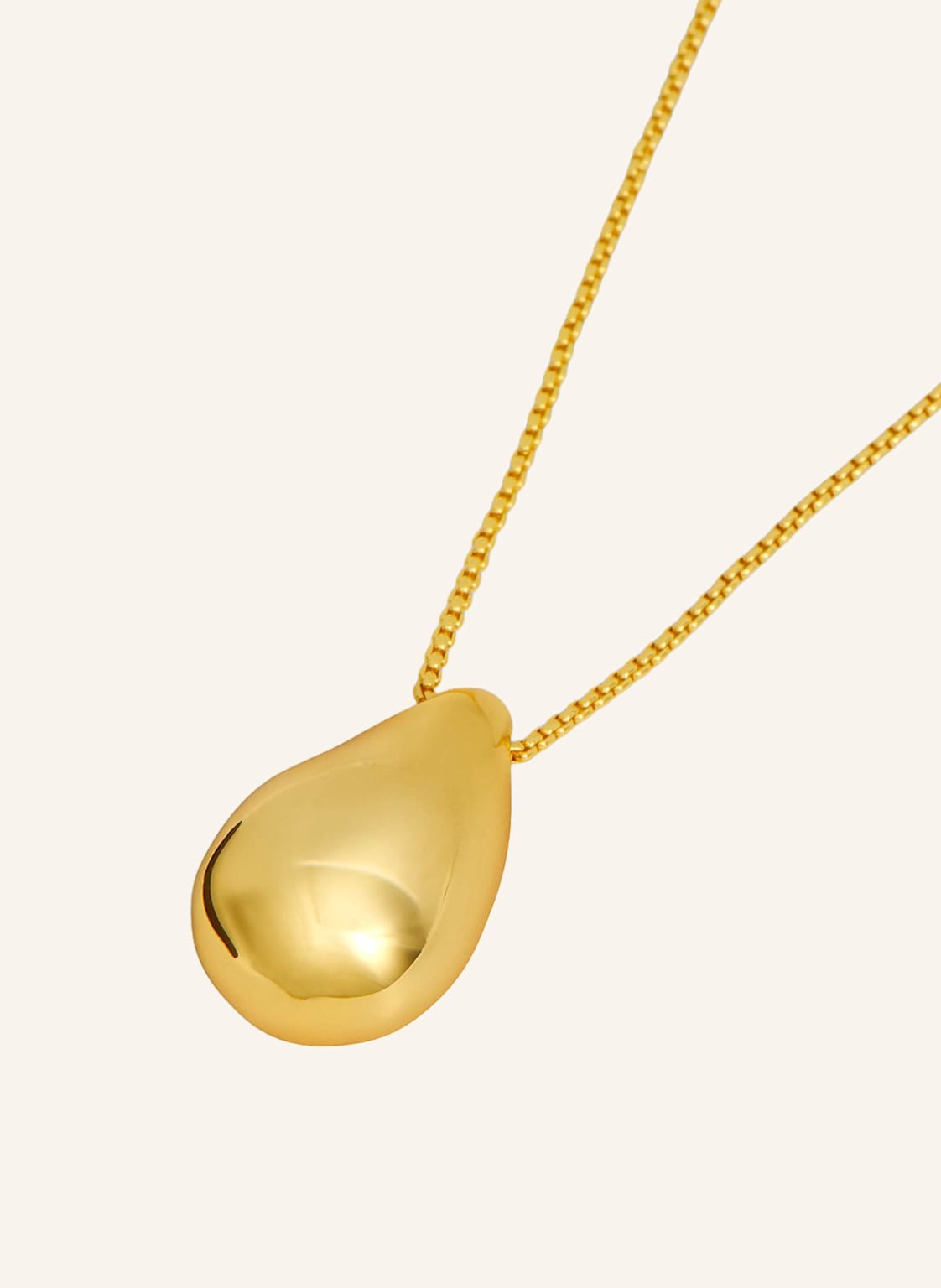 Pompidou Halskette Adjustable Chubby Necklace By Glambou gold von Pompidou