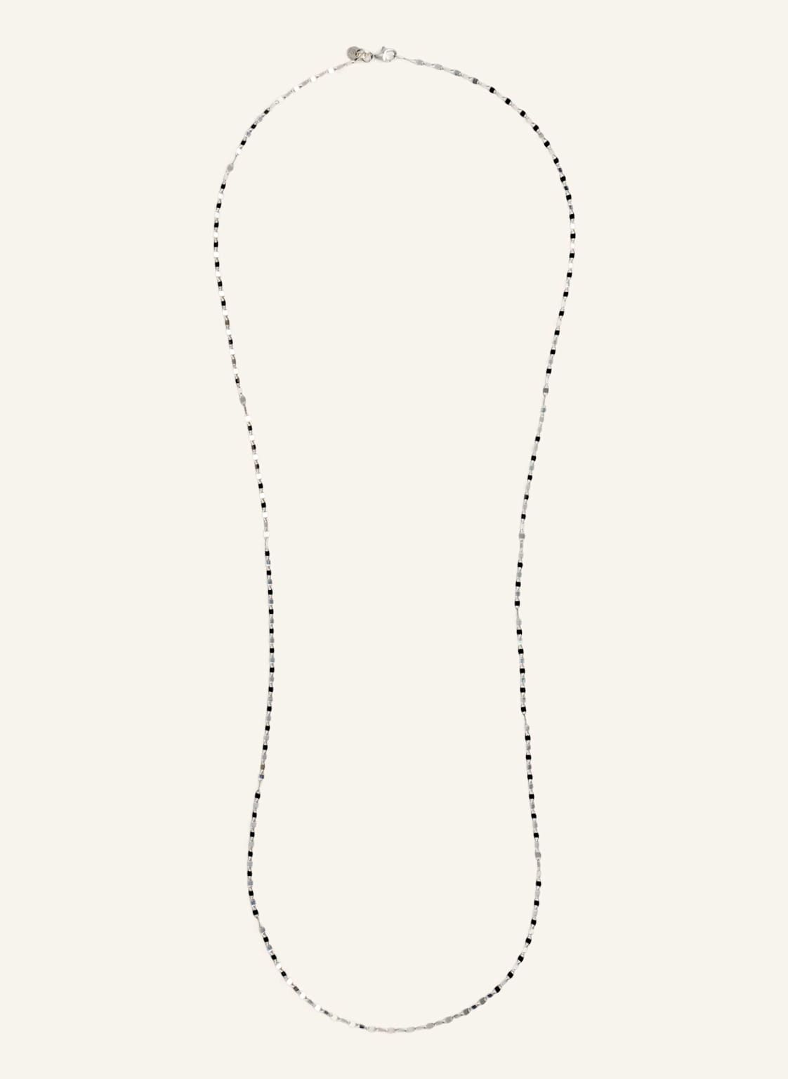 Pompidou Halsketten Florentina Long By Glambou silber von Pompidou