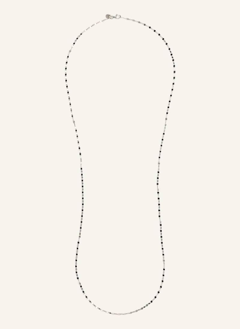 Pompidou Halsketten Florentina Long By Glambou silber von Pompidou