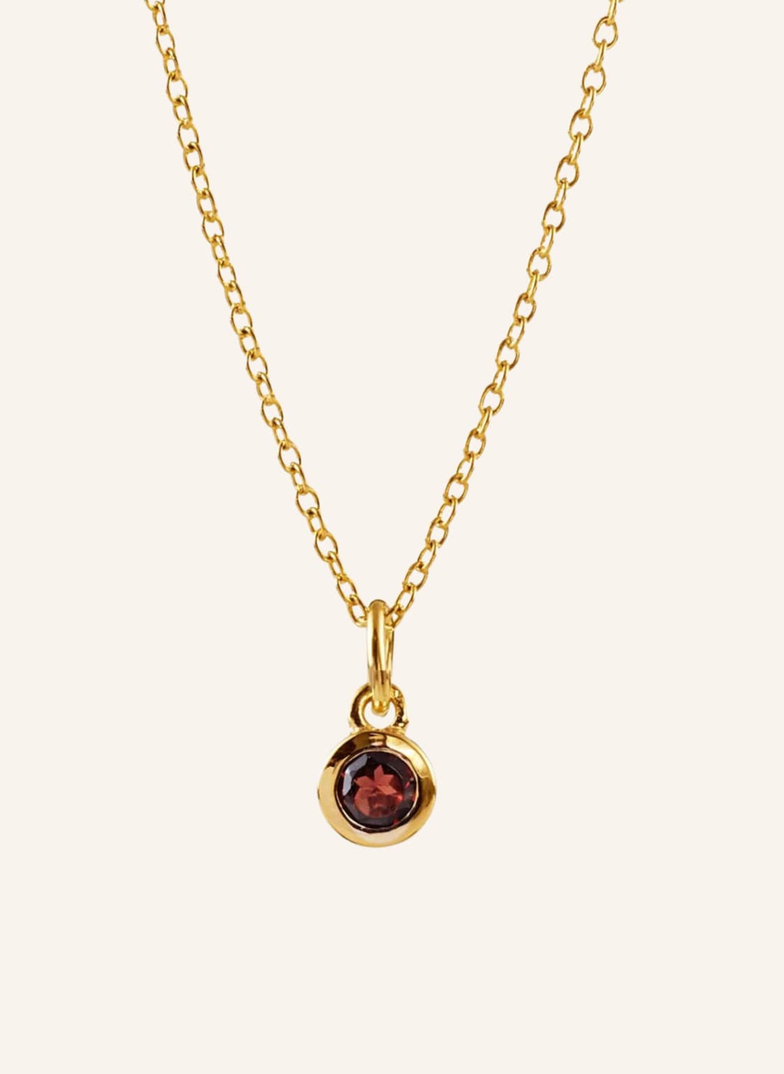 Pompidou Kette Geburtsstein Januar By Glambou gold Pompidou Kette Geburtsstein Januar By Glambou gold von Pompidou