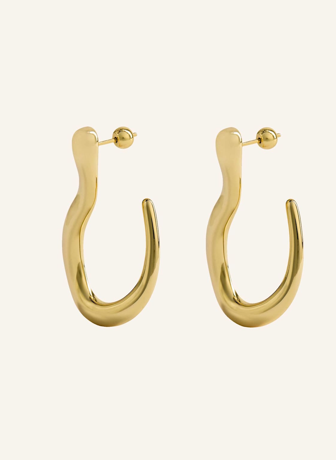 Pompidou Ohrhänger Aria Flow By Glambou gold von Pompidou