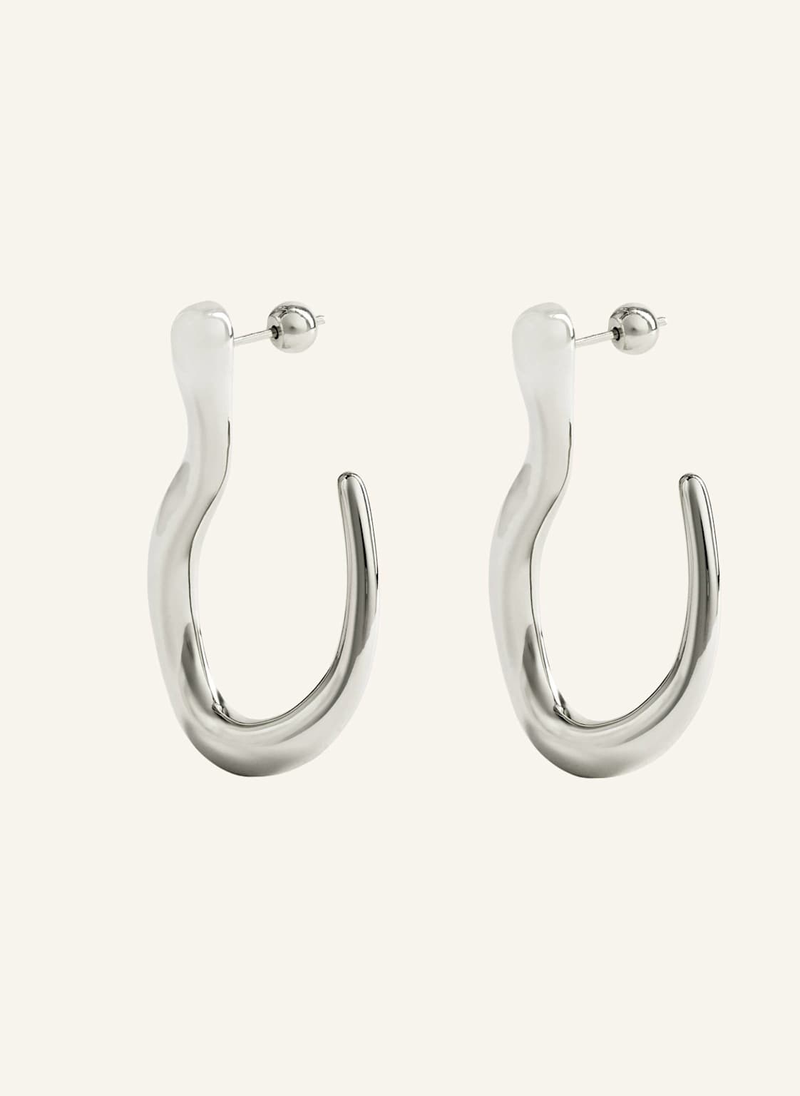 Pompidou Ohrhänger Aria Flow By Glambou silber von Pompidou