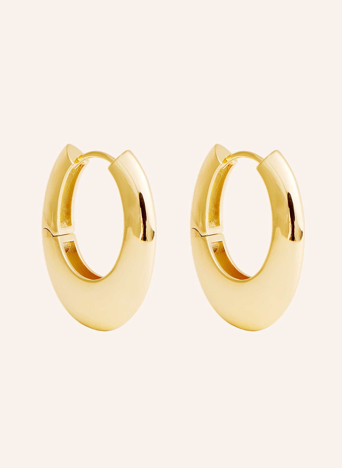 Pompidou Ohrhänger Medi Pebbles Hoops By Glambou gold von Pompidou