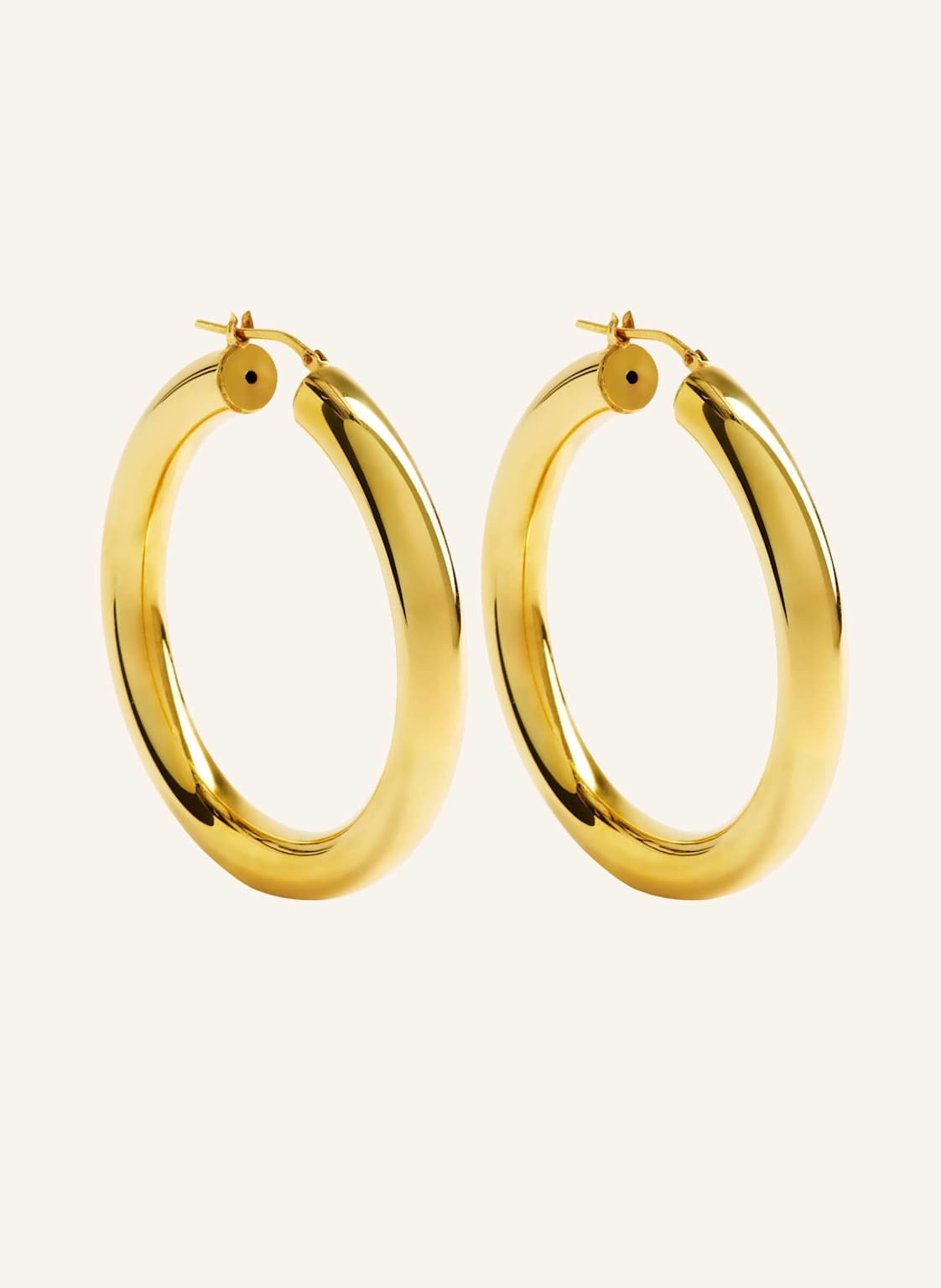 Pompidou Ohrringe Biggie By Glambou gold von Pompidou