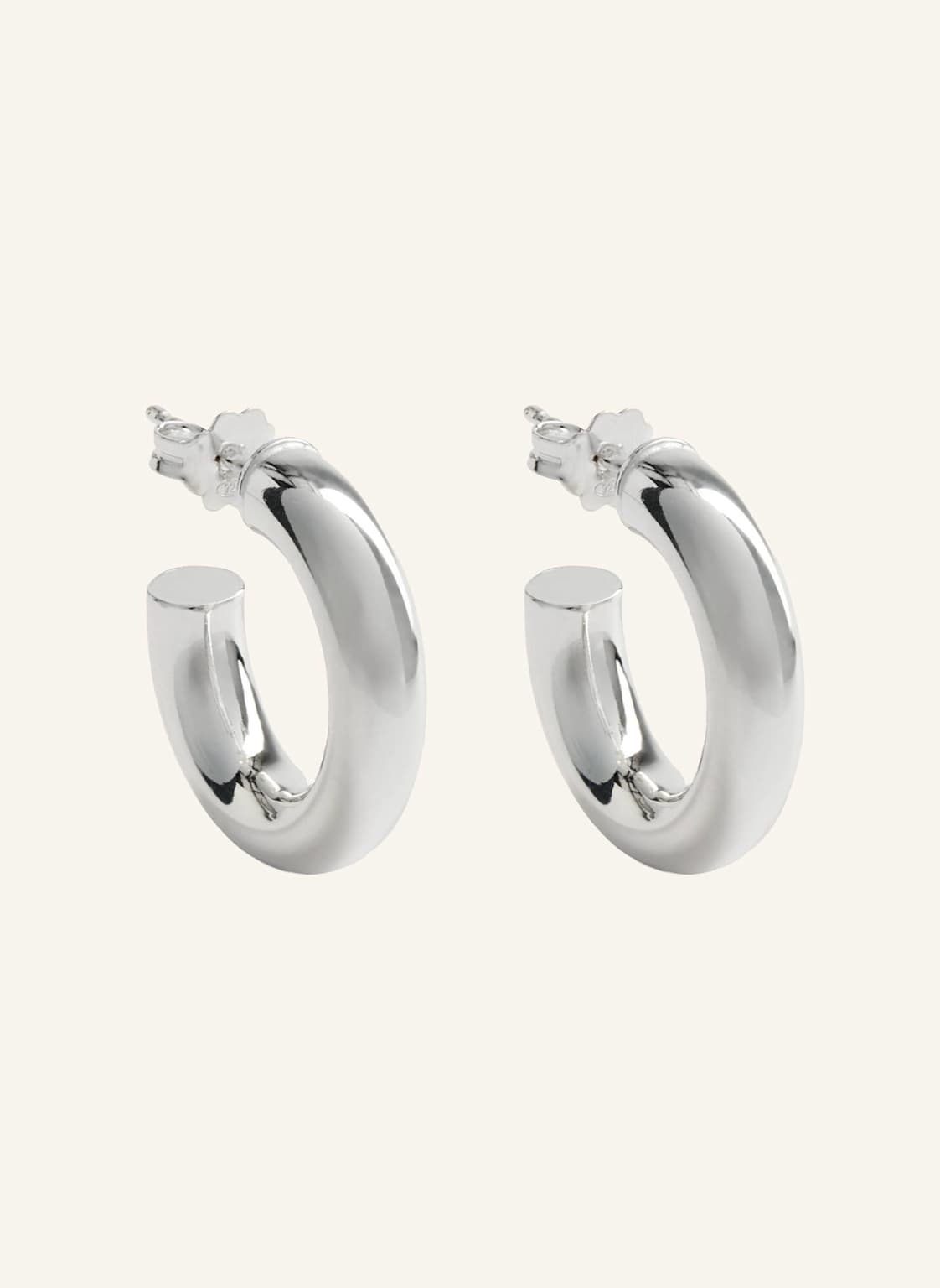 Pompidou Ohrringe Ophelia Small By Glambou silber von Pompidou