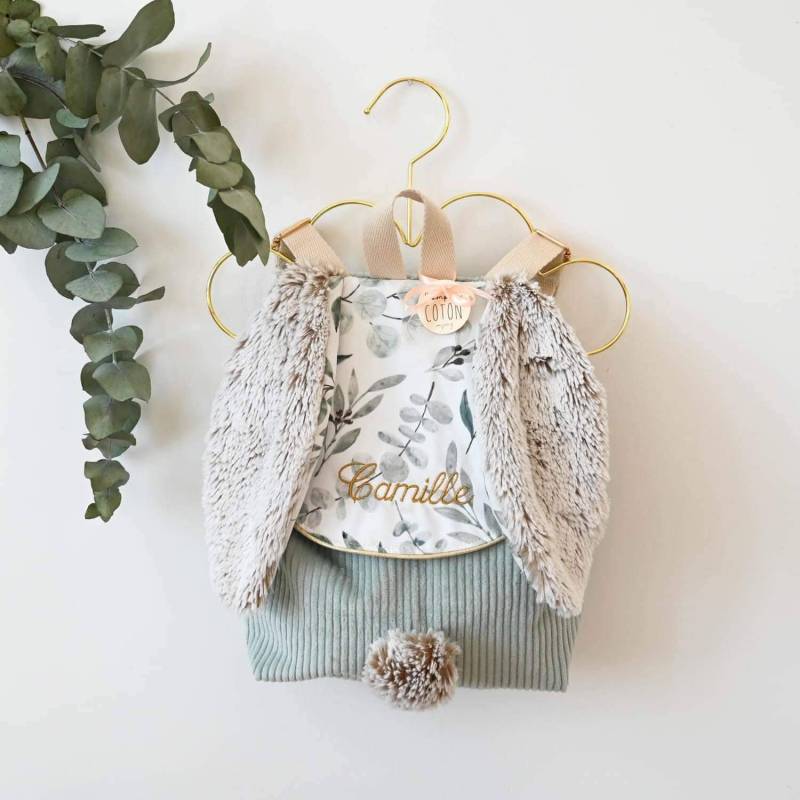 Kaninchen-Rucksack Zum Selbermachen von Pomponcoton