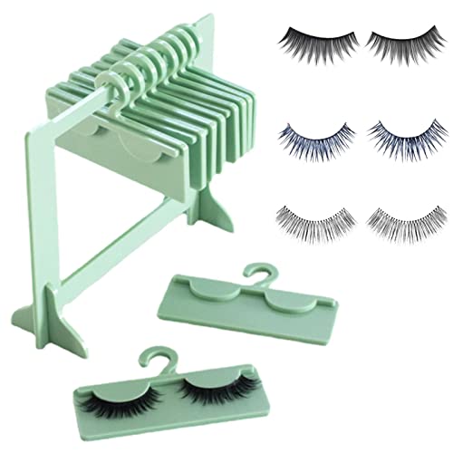 Halter Für Falsche Wimpern, Wimpern Acryl Aufhänger Rack, Pfropfen Von Wimpernverlängerungen Wimpern Display Rack Extensions Halter Ständer Aufbewahrungs Organizer Für Falsche Wimpern Mit 10 Aufhänger von Pomrone