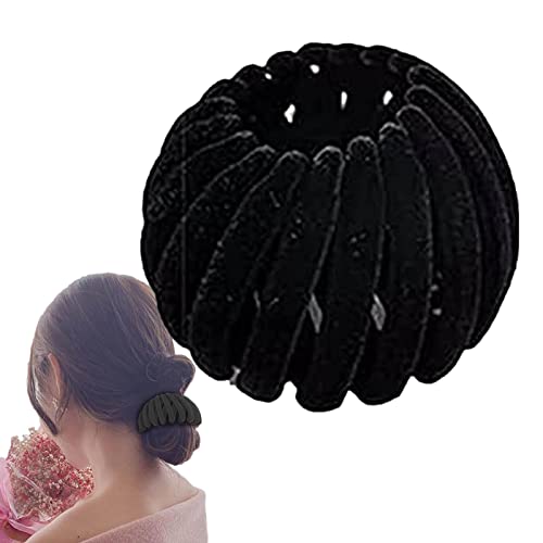 2 Stück Vogelnest Haarspange für Damen, Haarnadel Lazy Plate Pferdeschwanz Halter, Vintage Vogelnest Haarklammern Große Haarclips Haargreifer Haar Accessoire Haarschmuck für Mädchen Damen von Pomurom