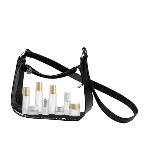 Durchsichtige Tasche - Weiche Niedliche Durchsichtige Handtasche Für Damen,Transparente Tragetasche Mit Verstellbarem Schultergurt Für Festival Schule Outfit Events Arbeit Konzert Party von Pomurom