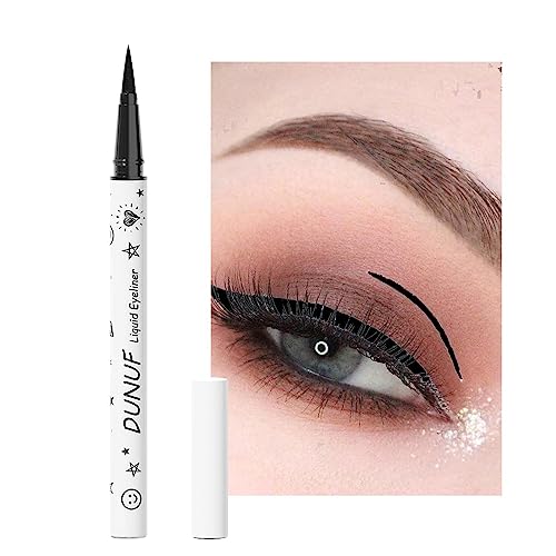 Eyeliner-Stift flüssig - Wasserfester Eyeliner,Lidschattenstift, farbiger Eyeliner-Stift, rutschfest, ganztägig, wischfest, Augenstift, Augen- und Lippenkonturenstift für Frauen und Mädchen Pomurom von Pomurom