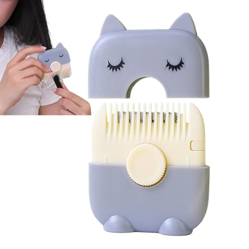 Haar Rasierkamm | Haarschneidewerkzeug | 2 In 1 Splissschneider Für Stufenschneiden Kinder Jugendliche Erwachsene von Pomurom