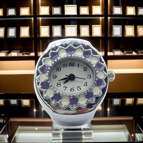 Pomurom Ringuhren Für Damen,Unisex Fingerringuhr | Vintage Innovativer Schmuck Für Kollegen Freunde Geburtstag Muttertag Familie von Pomurom