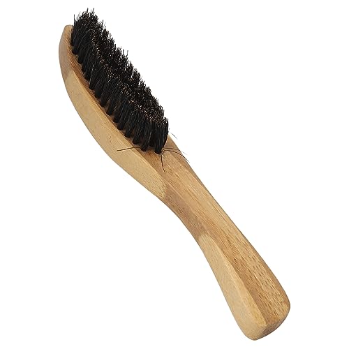 Bartpflegebürste für Herren – Verstärkter Bürstenkopf für Effektive Reinigung, Ergonomischer Griff, Hautfreundlich, Leicht zu Tragen und Aufzubewahren, mit Holzgriff von Pongnas