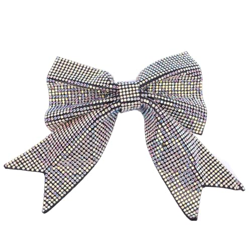 Bogenhaarclip, Farbenfrohe Strasshaarzubehör Glänzende Funkelnde Barrette Haar Kopfbedeckung für Frauen Mädchen Dicke Lange Kurze Haare von Pongnas