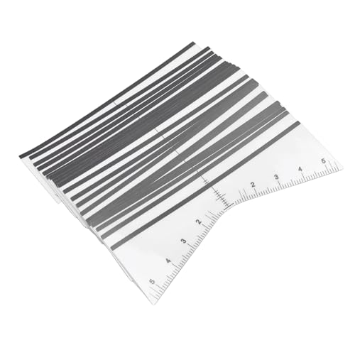 Brow Lineal Sticker, 100 PCs Einweg -Augenbrauen -Lineal -Schablonen Aufkleber V -geformtes Augenbrauen -Kartierungsaufkleber für Symmetrische Formgebung, Augenbrauenmake -up von Pongnas