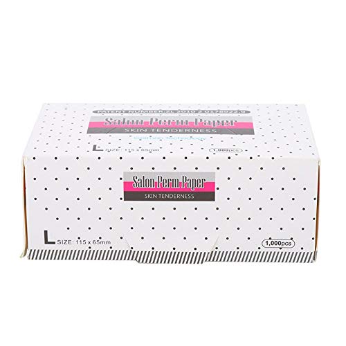 1000 Blatt Haar Dauerwellen Papier, Spitzenpapier, Haar Locken Styling Papierstreifen Friseursalon Ultra dünnes Netz Atmungsaktives Friseurwerkzeug (Einweg)(1 Box) von Pongnas