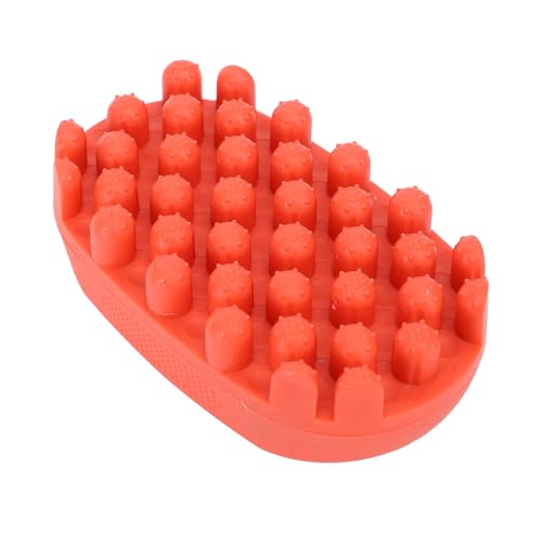 Lockenbürste aus Gummi, Tragbare Twist-Curl-Haarbürste für Afro-Locken, Männer und Frauen, Haarwellen-Tool für Reisen und Haarstyling zu Hause (Rot) von Pongnas