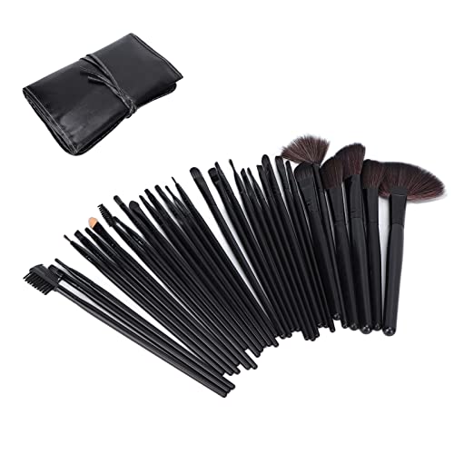 Make-up-Pinsel-Set 32-teiliges Foundation-Puder-Lidschatten-Rouge-Pinsel-Make-up-Schönheits-Werkzeug Schwarz von Pongnas