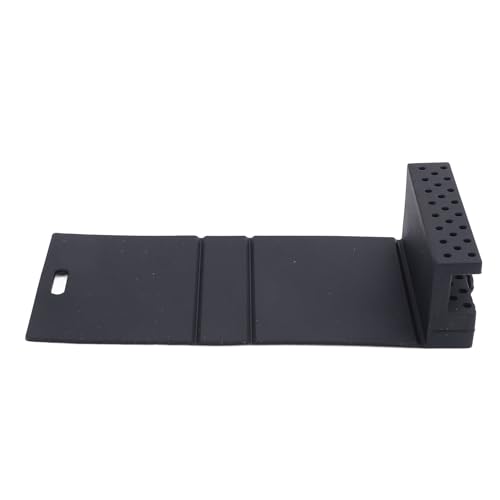 Nagelfräser Bits Halter, Silikon Nagelbohrer Bithalter, Tragbare Nagelbohrer Bits, Faltbarer Mehrzweck Organizer (BLACK) von Pongnas